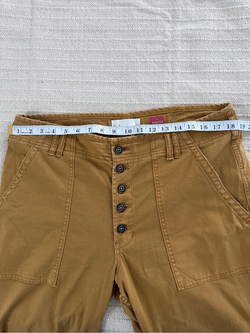 Anthropologie The Wanderer Honey Brown Utility Pants - Picture 5 of 9